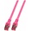 RJ45 Patch cable S/FTP, Cat. 6, LSZH, magenta (K5519.0,25)