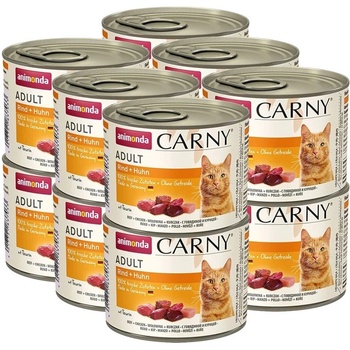 Animonda Carny Adult говеждо + пиле 12 x 200 г