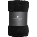 Atmosphera polyester čierna Deka 130x180