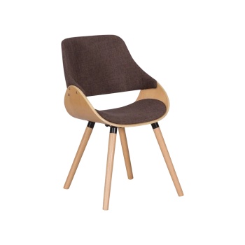 Carmen Трапезен стол Carmen 9973 - бук + кафяв