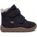 Froddo chlapecké zimní barefoot boty Zeru Tex Furry G2110149 tmavě modrá