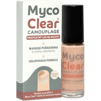 Myco Clear Camouflage priepustný lak na nechty 5 ml