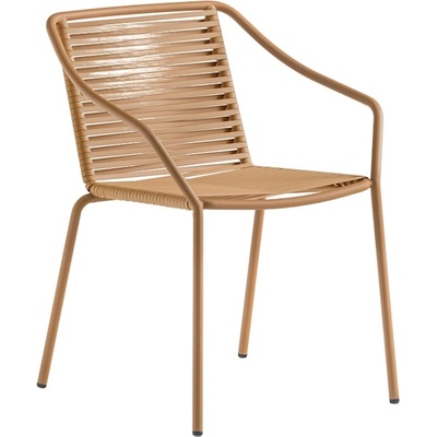 Pedrali Hnědá zahradní židle Philía 3905