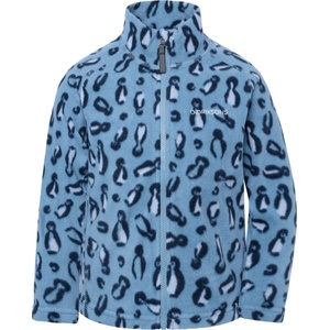 Didriksons Детско поларено яке Didriksons Kid's Monte Printed Full-Zip Fleece jacket - Penguino Blue - размер 120 (703-7224-0215)