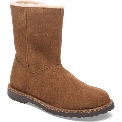 Birkenstock Дамски зимни ботуши Birkenstock Women's Uppsala Zip Suede Shearling Winter boots - Dark Tea - размер 36 (121-1076-0211)