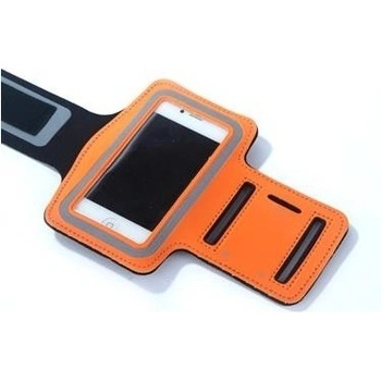 Pouzdro Sportiso Sportovní Armband iPhone 5/5S/SE Oranžové
