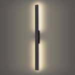 Brilagi - led външно стенно осветително тяло luna led/24w/230v 4000k ip65 черно (bg2408)