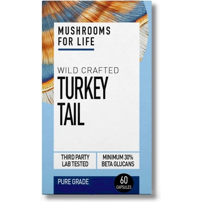 Mushrooms 4 Life Coriolus Outkovka pestrá 60 kapslí