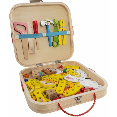 Kruzzel Dřevěná sada nářadí pro děti v kufříku – Sleviste.cz