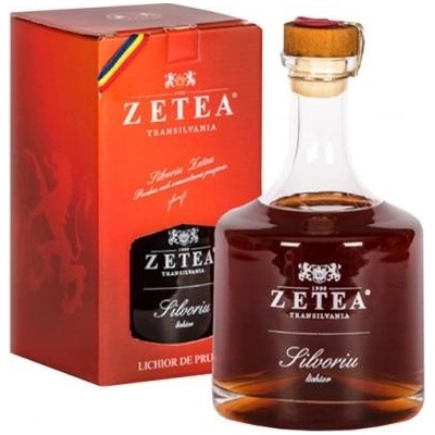 Zetea Slivka s medom 21% 0,5 l (darčekové balenie 2 poháriky)