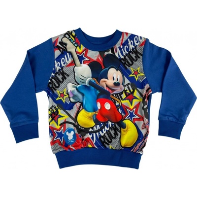 Setino Chlapčenská mikina Mickey Mouse modrá