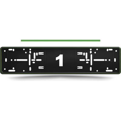 Držiak ŠPZ - ALTI GIRI MONO Lime Green (Limetková zelená) - 2 kusy