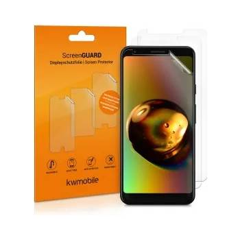 Image 1 of kwmobile 3x Защитно фолио за дисплей за Google Pixel 3a XL - прозрачен