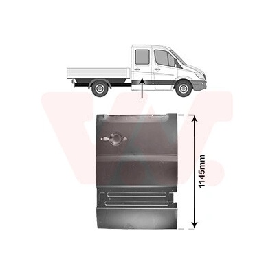Dvere, karoseria VAN WEZEL 3083178