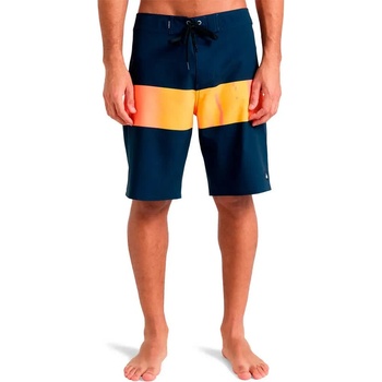 Quiksilver Бански гащета Quiksilver Surfsilk Straight Leg 20´´ swimming shorts - Blue (Fiery Coral Bloomfade)