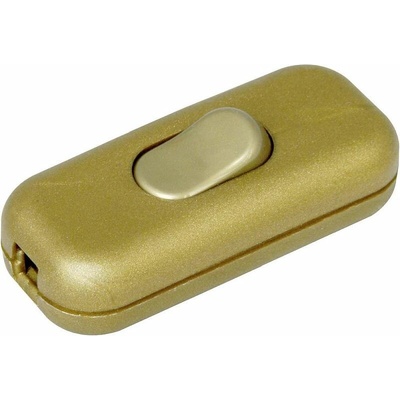 KOPP Spínač 171 šňůrový průběžný 6A zlatý 191307003