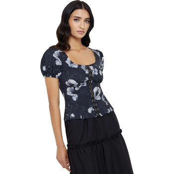 KILLSTAR дамска блуза (топ) KILLSTAR - Lupina - Black - KSRA013065