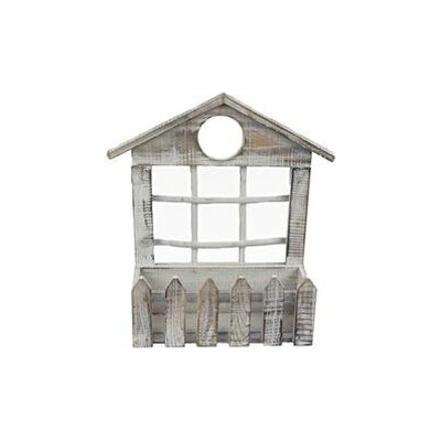 Morex Kvetináč 30 x 11,5 x 31,5 cm drevo biely