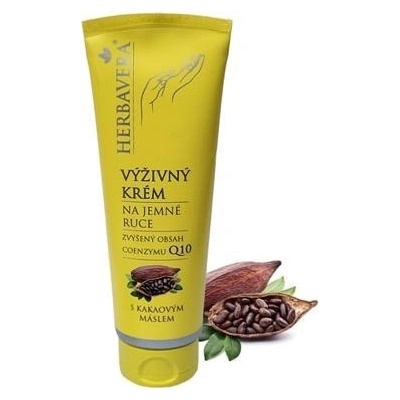 Herbavera výživný krém na ruce s Q10 a kakaovým máslem 120 ml