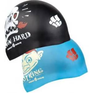 Mad Wave детска плувна шапка mad wave pool king reversible