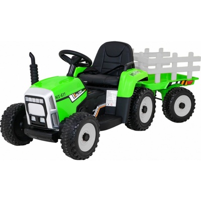 Tomido elektrický traktor s přívěsem, 2.4GHz zelená