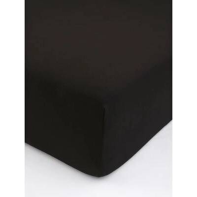 MKLuzkoviny.cz Jersey prostěradlo s elastanem deluxe tmavě hnědé 90x200