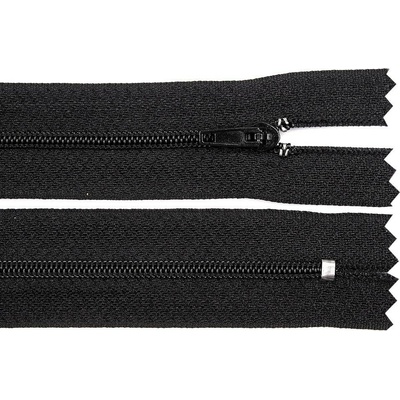 Špirálový zips šírka 3 mm dĺžka 20 cm pinlock Farba: 332 čierna