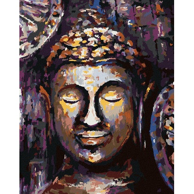 Zuty Malování podle čísel BUDDHA V BARVÁCH