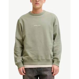 JACK & JONES Jornorrebro Emb Sweat Crew Noos Seagrass