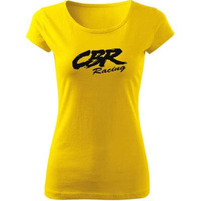 Tričko CBR racing dámske tričko Žltá Čierna