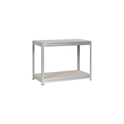 Carmen Метален стелаж MEGA 87x160x60 см, до 600 кг на рафт - цинк