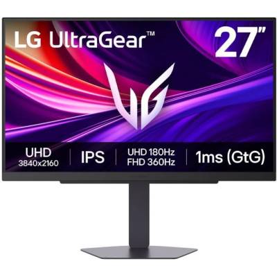 Монитор LG 27G810A-B, 27" (68.58 cm), IPS панел, 180Hz, 4k/UHD, 1ms, 400cd/m2, DisplayPort, HDMI (27G810A-B)