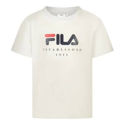 Fila dívčí tričko s krátkým rukávem bílá