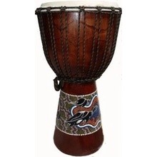 Etno Djembe malované výška 60cm