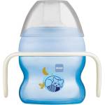 MAM Тренировъчна чаша MAM - Starter Cup Night, 4 м+, 150 ml, син енот (100018902/BG807947 )