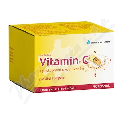 Neuraxpharm Vitamín C s postupným uvoľňovaním 90 kapsúl
