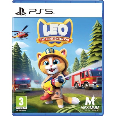 Leo the Firefighter Cat