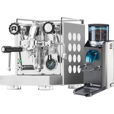 Set Rocket Appartamento + Rancilio Rocky Doserless