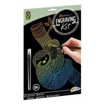 Vyškrabávacia sada A4 Leňochod