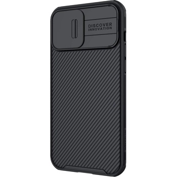 Nillkin CamShield Pro Magnetic Hard Case - хибриден удароустойчив кейс за iPhone 13 Pro Max (черен)