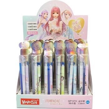 Image 1 of Комплект изтриваема химикалка с гума и 2 пълнителя gp1274