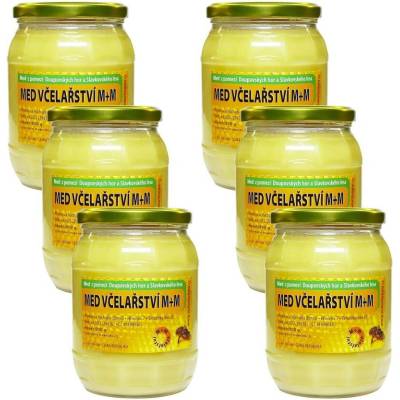 Včelařství M+M top pastových medů 6 x 900 g