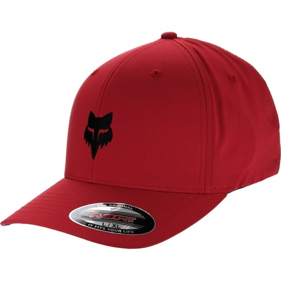 Fox Fox Head Tech Flexfit Hat Flame Red