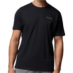 Columbia Мъжка тениска Columbia North Cascades Short Sleeve Tee T-shirt - Black / Framed Treebark - размер XS (217-0260-0111)