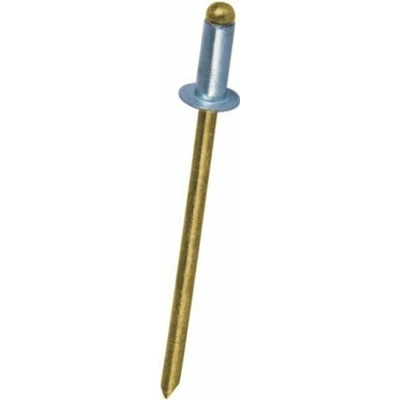 GUNNEX Trhacie nity duté s plochou hlavou 4,8 x 12 mm hliník/inox 500 ks