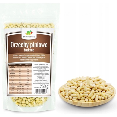 Słodkie Zdrowie Píniové oriešky celé orechy 250 g