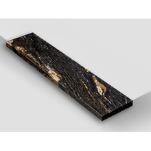 TONE OF STONE Venkovní parapet z přírodního kamene - Žula Magma Black lesk, 2250x200x30 mm