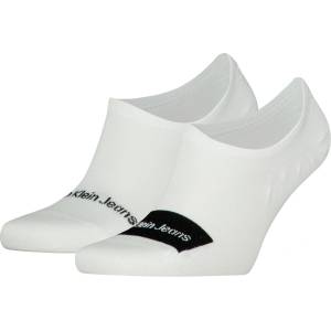 Calvin Klein Чорапи Calvin Klein Men's Liner Invisible Socks - White/Black