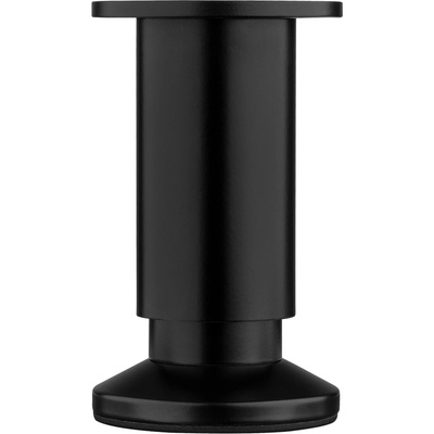 Walteco Nábytková noha priemer 38 mm výškovo nastaviteľná 100-115 mm 250 kg matná čierna 50512