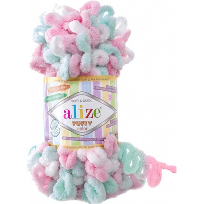 Alize Příze Puffy color Varianta: 6052